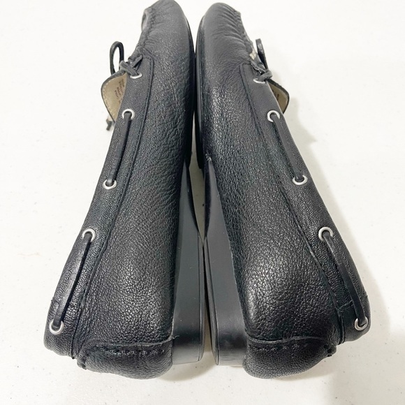 Michael Kors Amber Black pebbled tassel flats. - Picture 9 of 13